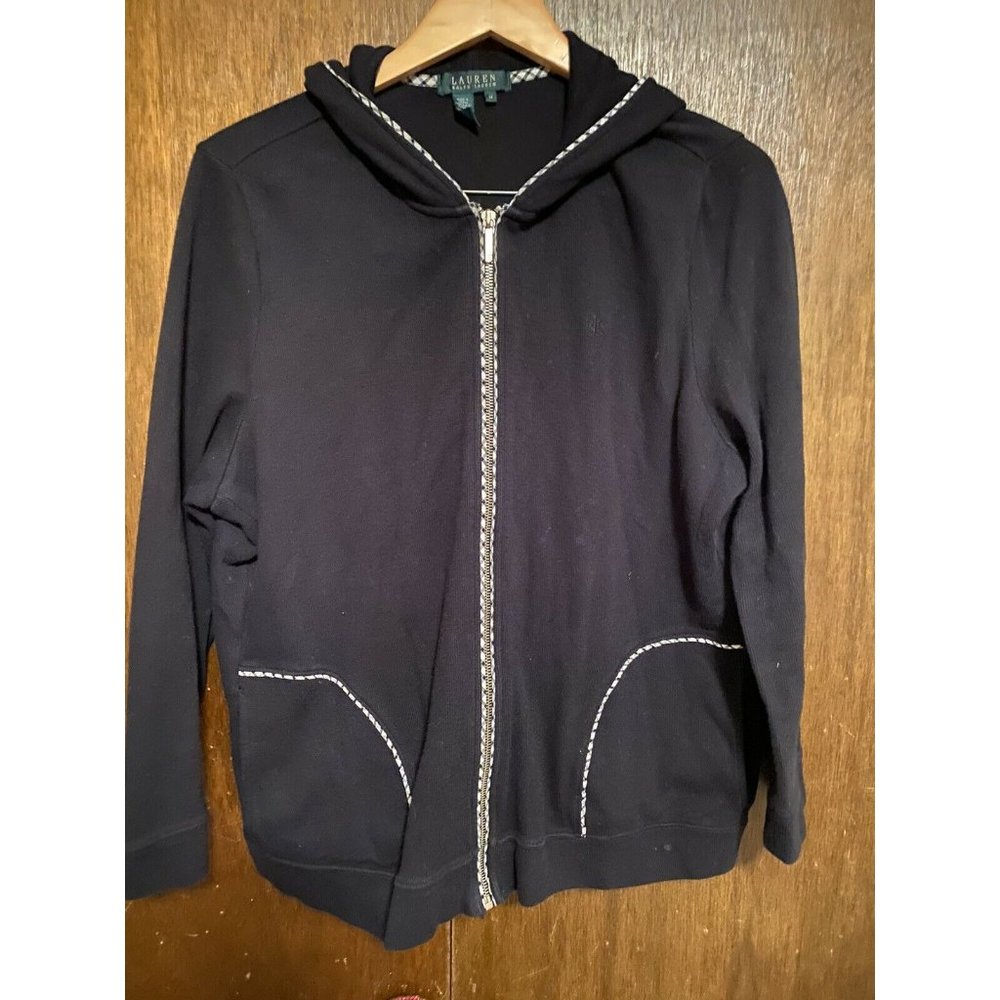 Ralph Lauren Plus Size 1X Zipper Cotton Jacket